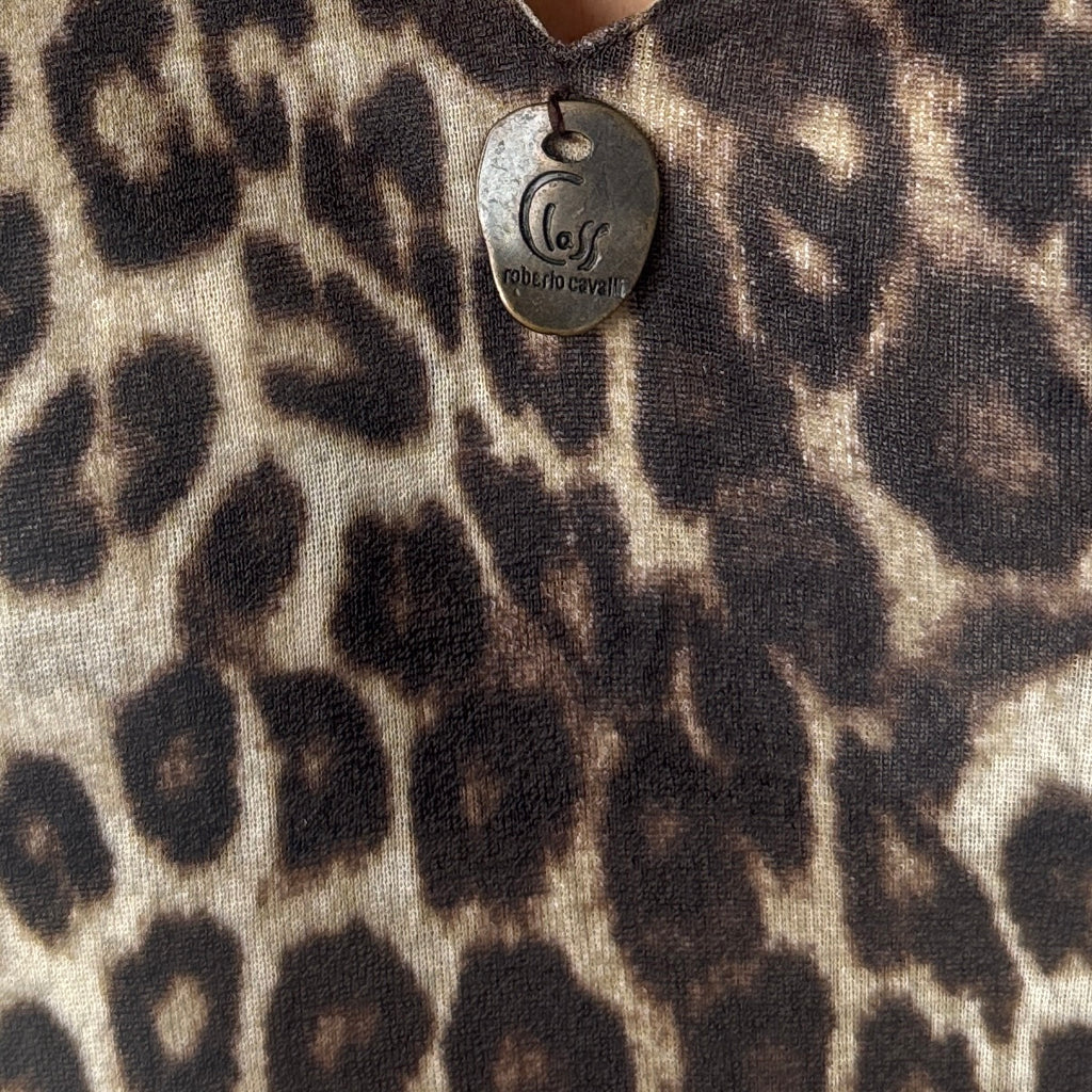 ROBERTO CAVALLI CLASS LEOPARD DRESS 2000’s