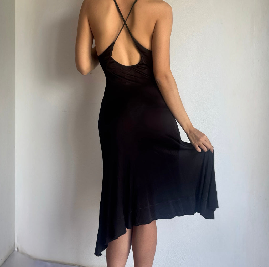 JUST CAVALLI ARCHIVE 2005 ORCHID DRESS