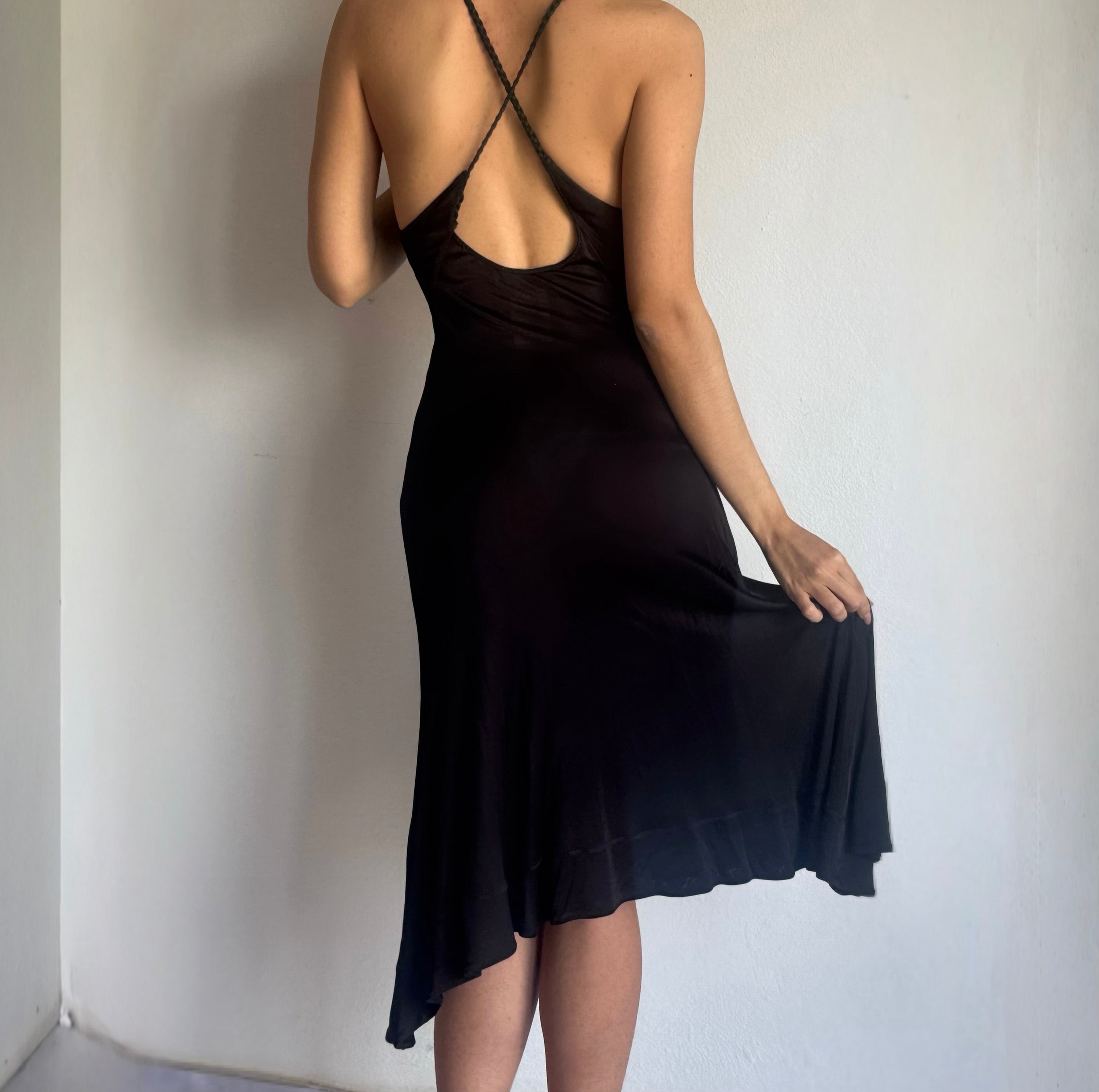 JUST CAVALLI ARCHIVE 2005 ORCHID DRESS