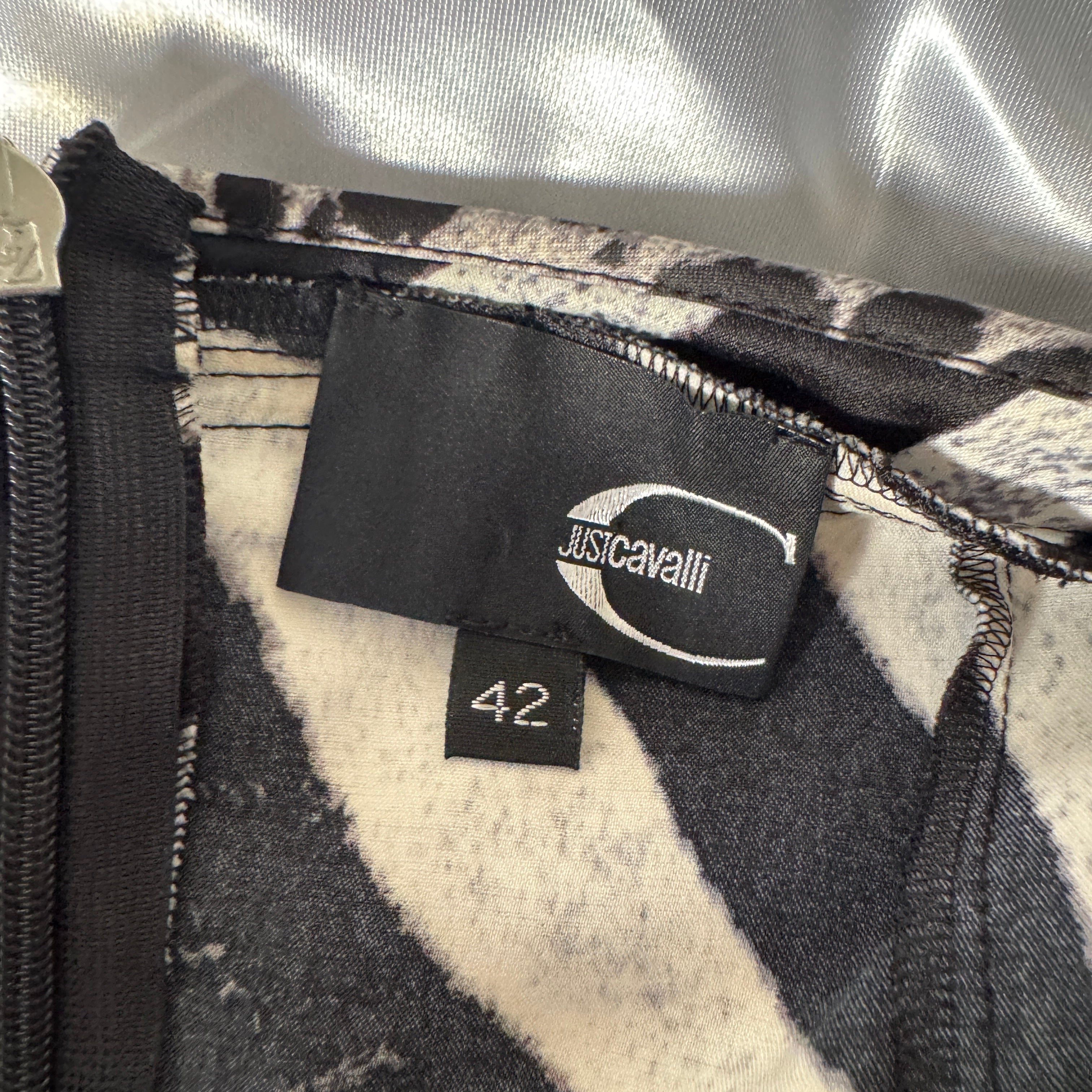 JUST CAVALLI 2000’s ZEBRA DRESS RARE