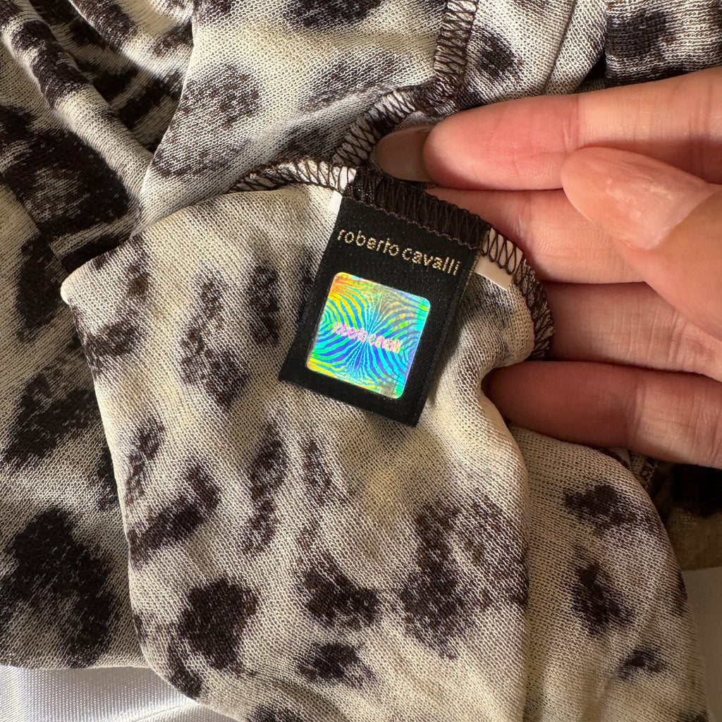 ROBERTO CAVALLI CLASS LEOPARD DRESS 2000’s