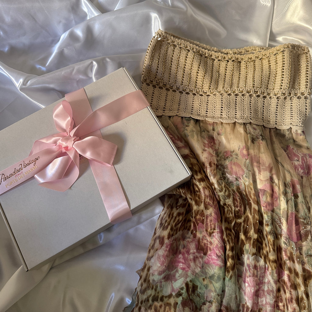 ROBERTO CAVALLI CLASS FAIRY SKIRT 100% SILK