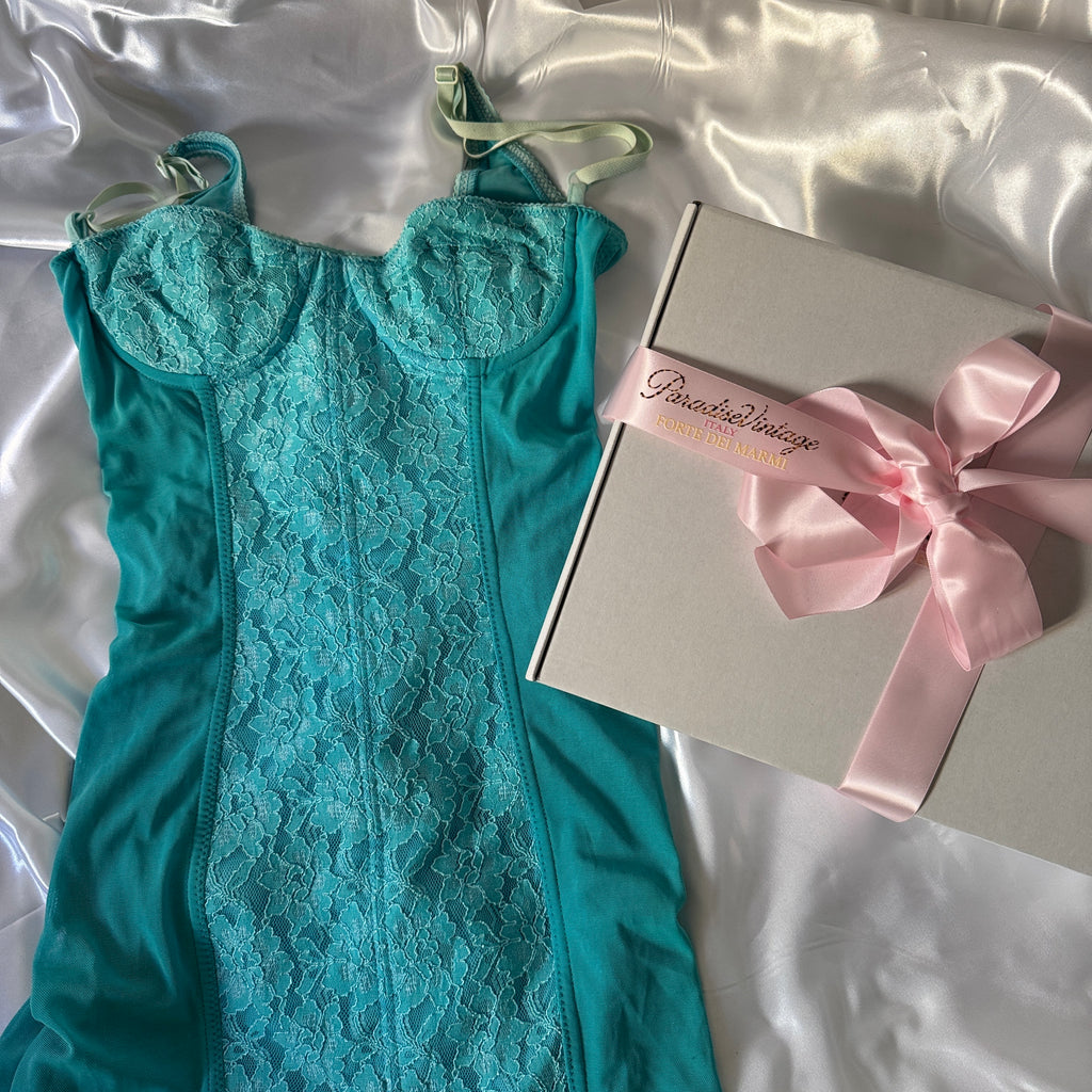 DOLCE & GABBANA 1990 BUSTIER DRESS