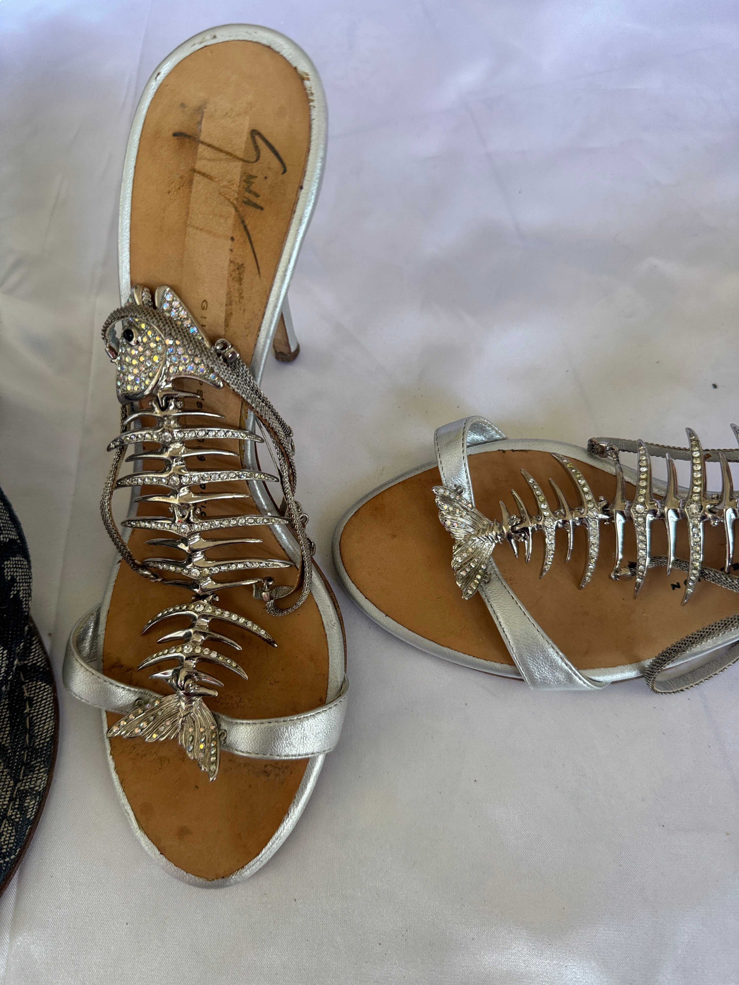 SOLD OUT pre-order GIUSEPPE ZANOTTI 2009 FISHBONE SANDALS