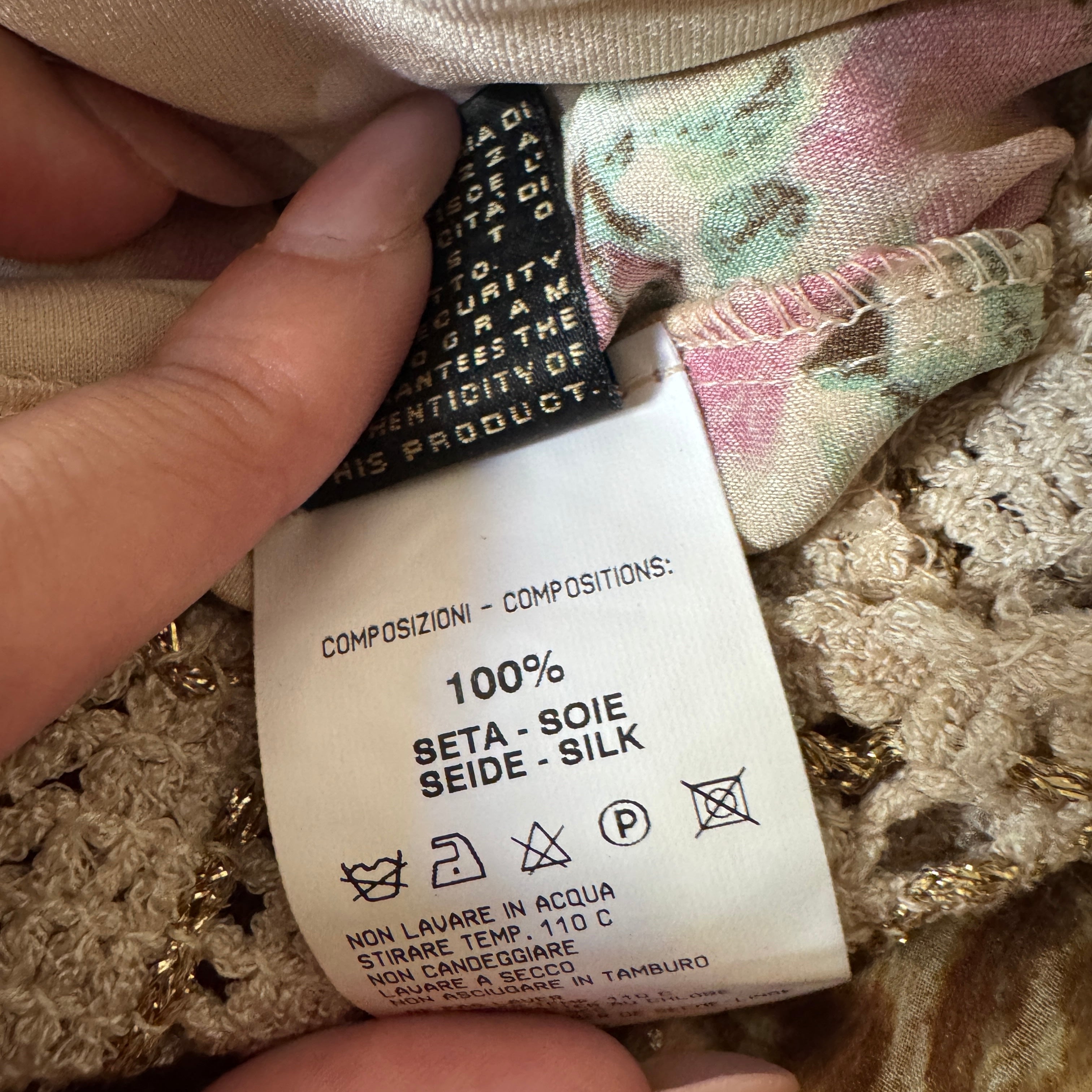 ROBERTO CAVALLI CLASS FAIRY SKIRT 100% SILK