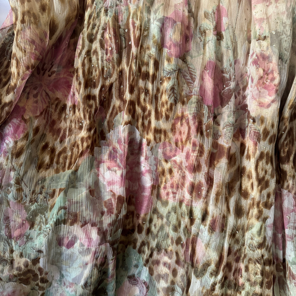 ROBERTO CAVALLI CLASS FAIRY SKIRT 100% SILK