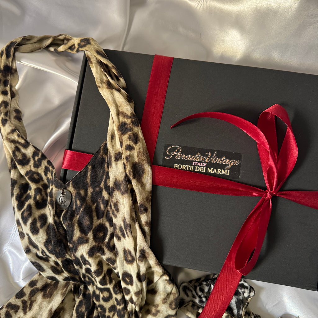 ROBERTO CAVALLI CLASS LEOPARD DRESS 2000’s