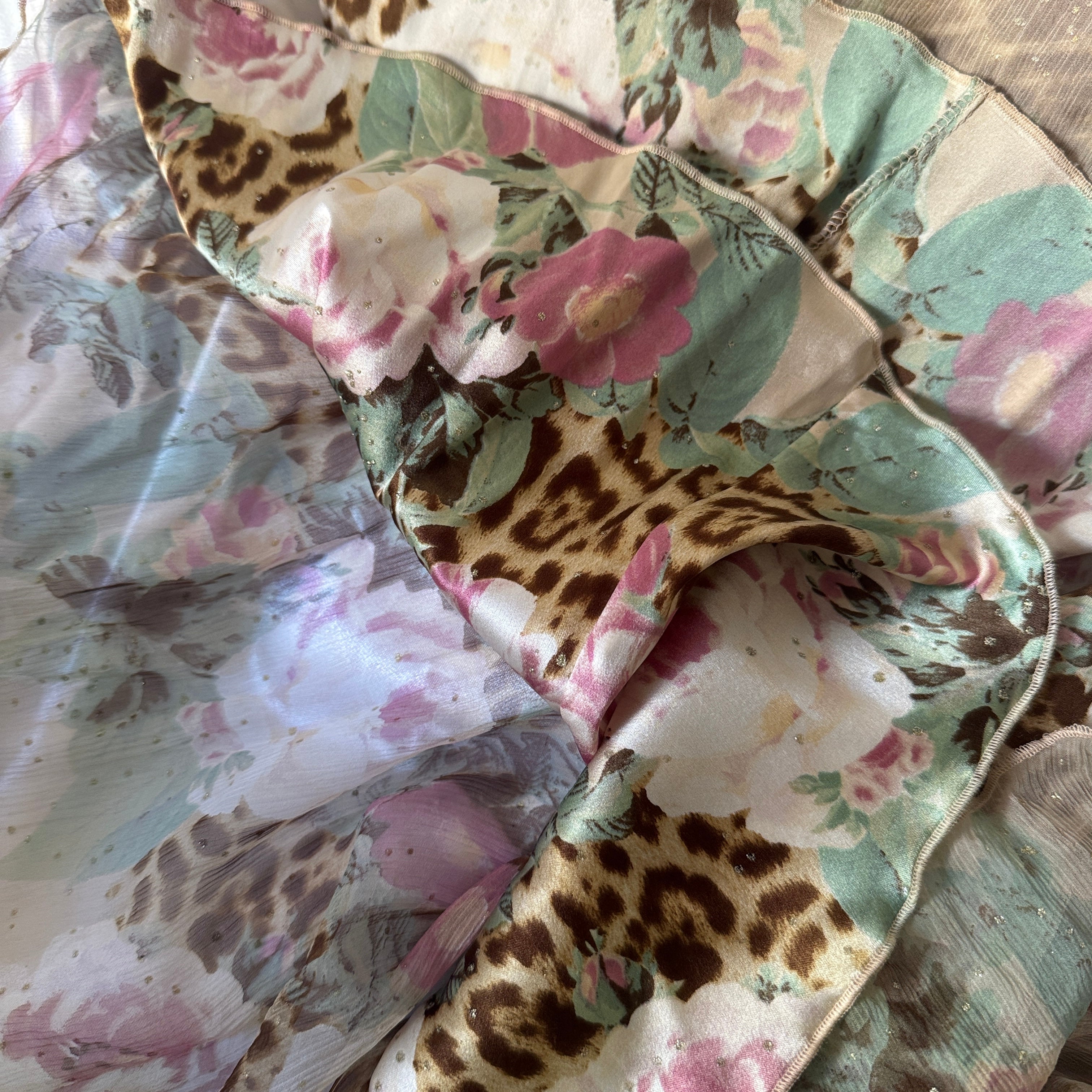 ROBERTO CAVALLI CLASS FAIRY SKIRT 100% SILK