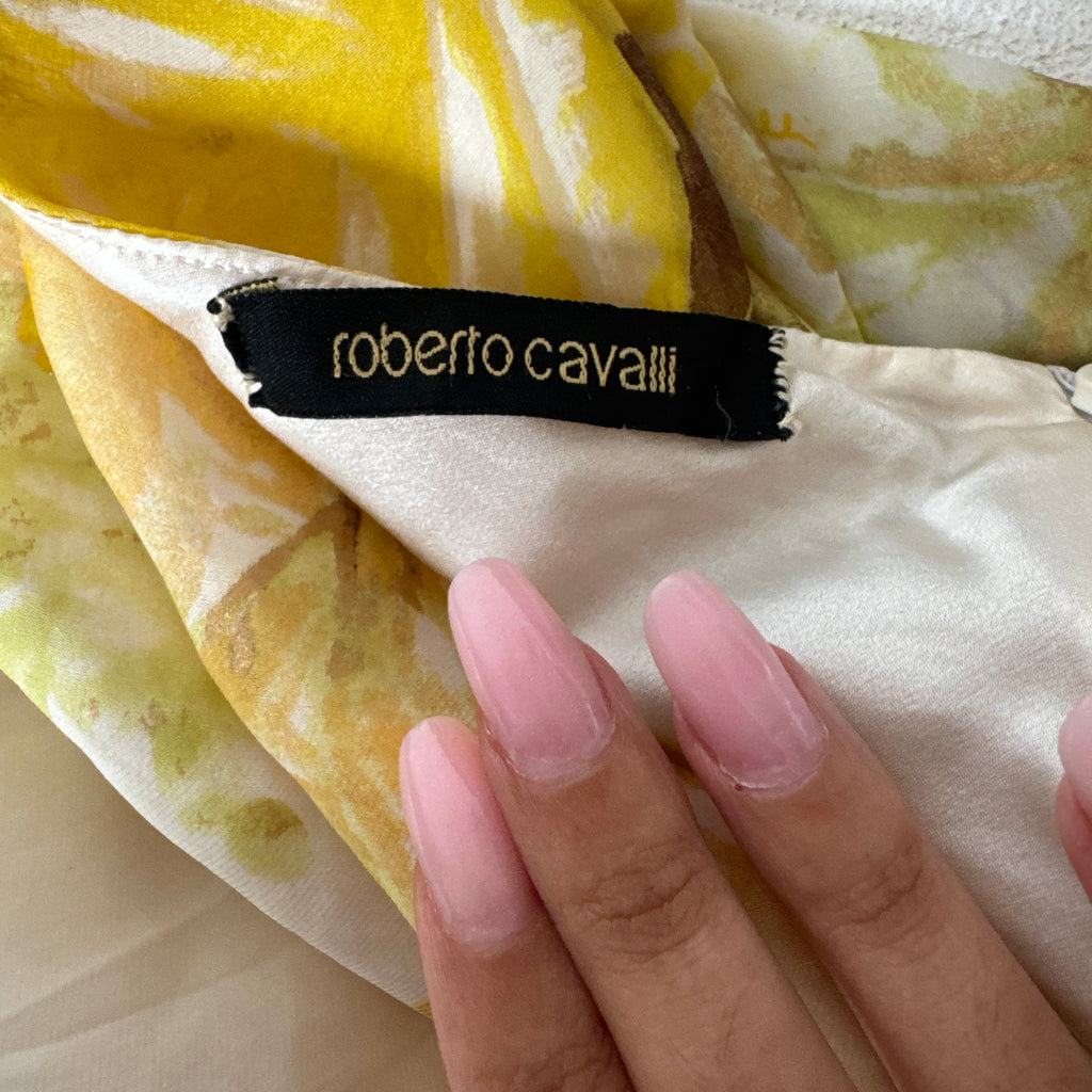 SOLD OUT Roberto Cavalli 100% Silk 44 EU