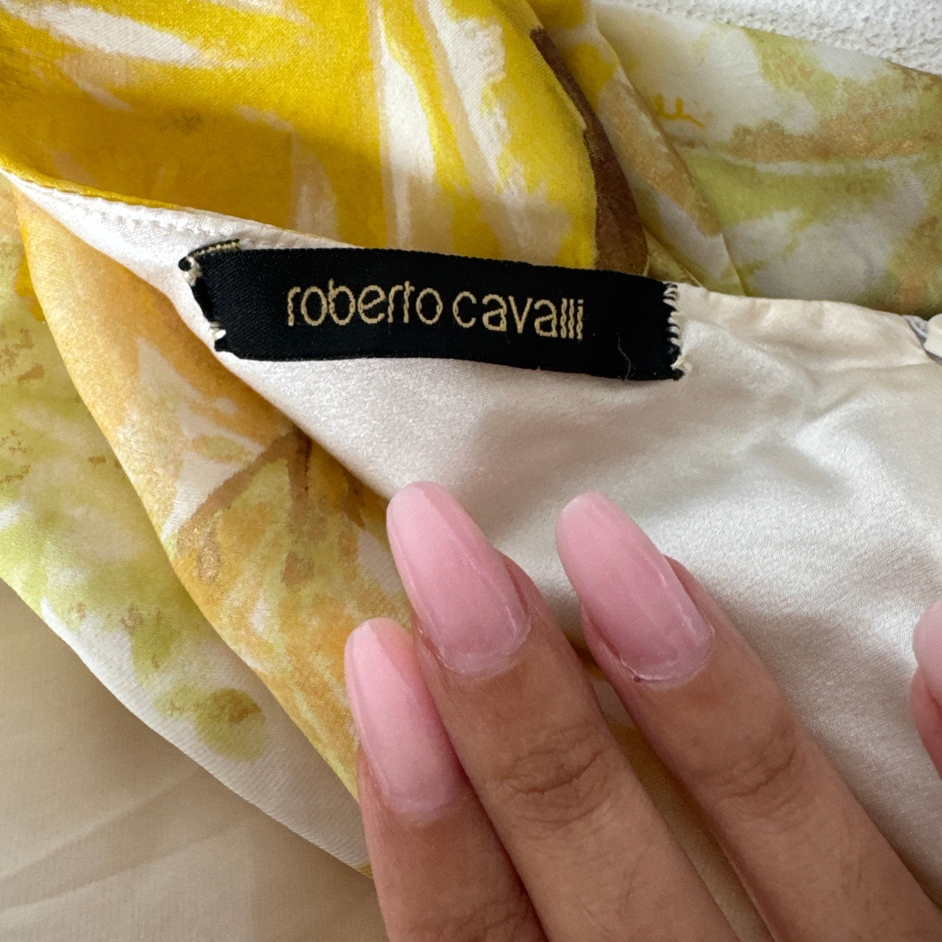 SOLD OUT Roberto Cavalli 100% Silk 44 EU