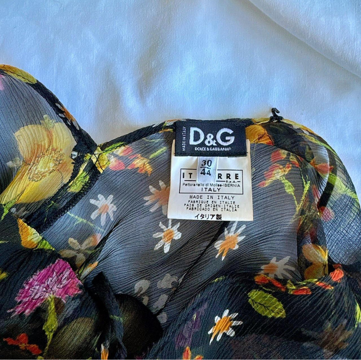 SOLD OUT DOLCE & GABBANA 100%SILK DRESS